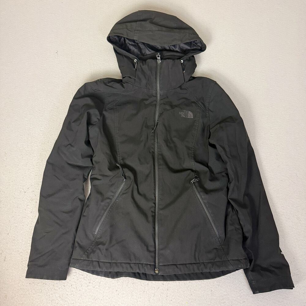 The North Face Women's M Black PrimaLoft Insulated Hooded Winter Jacket